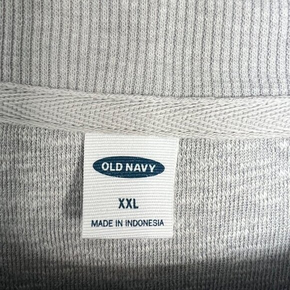 Old Navy Long Dolman Sleeve Top Light Gray Pullover XXL - Picture 2 of 5